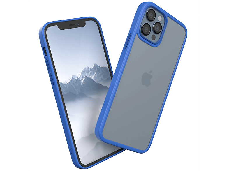 EAZY CASE Outdoor Case Matt, Backcover, 12 iPhone 12 Apple, Pro, / Blau