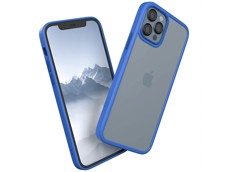 EAZY CASE Outdoor Case Matt, Backcover, Apple, iPhone 12 / 12 Pro, Blau