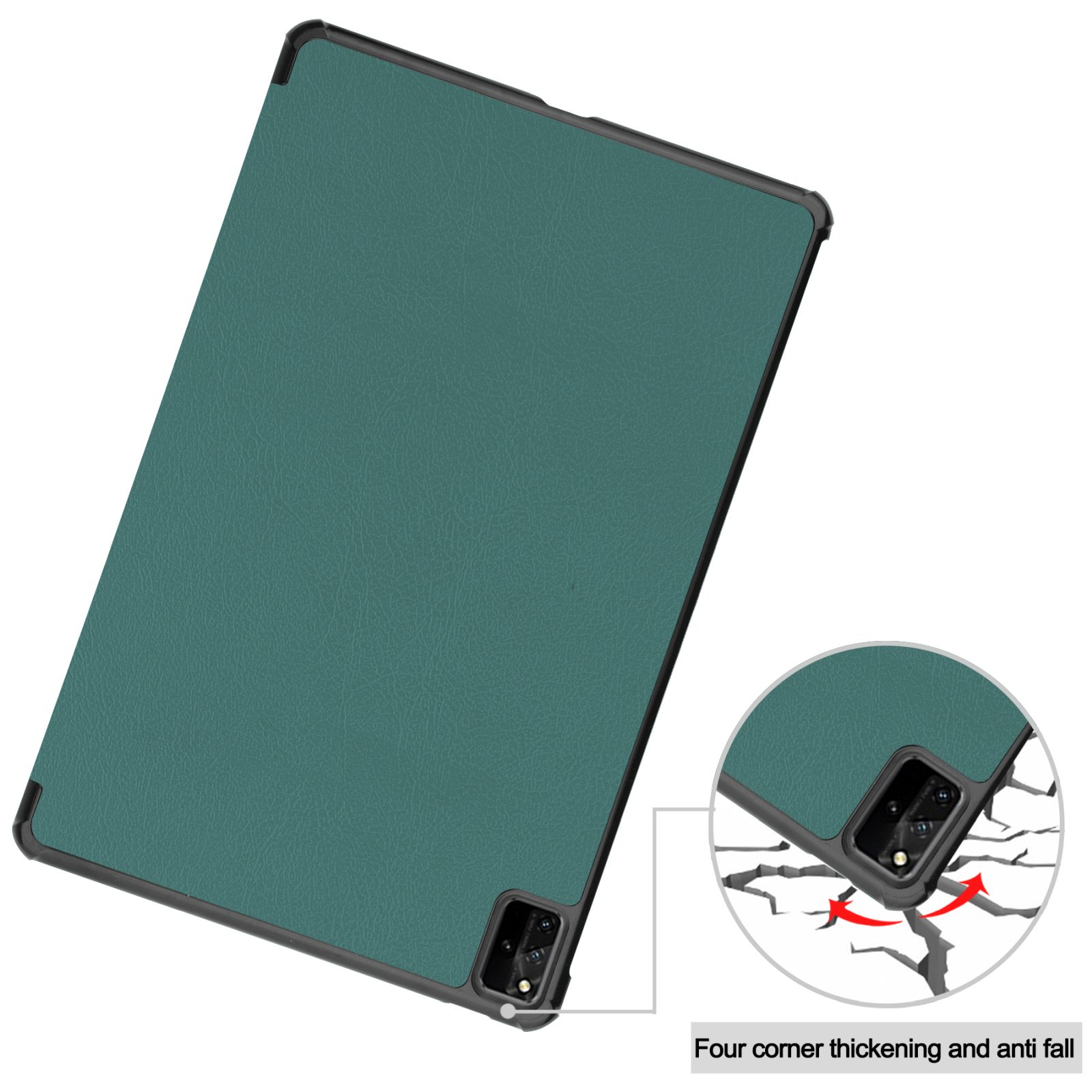 2021 Huawei Kunstleder, 12.6 Grün Bookcover MatePad LOBWERK für Hülle Pro Schutzhülle