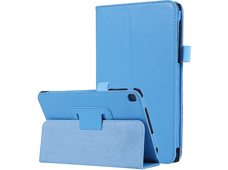 LOBWERK Hülle Schutzhülle Bookcover für SM-T225 A7 Kunstleder, SM-T220 Hellblau Zoll Samsung Lite 8.7 2021 Galaxy Tab