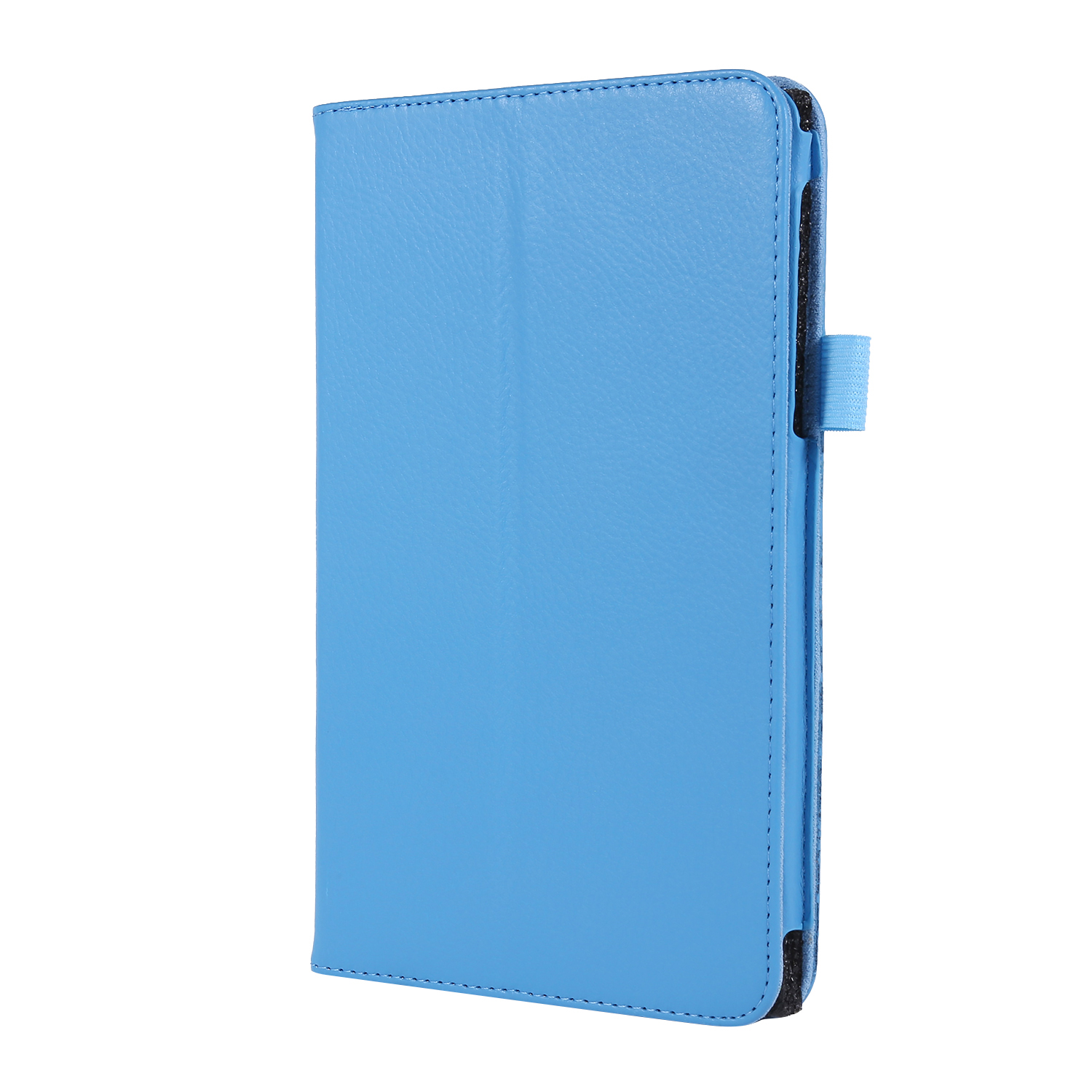 LOBWERK Hülle Hellblau für Tab Bookcover Samsung Zoll SM-T225 Galaxy 2021 A7 Lite SM-T220 Kunstleder, Schutzhülle 8.7
