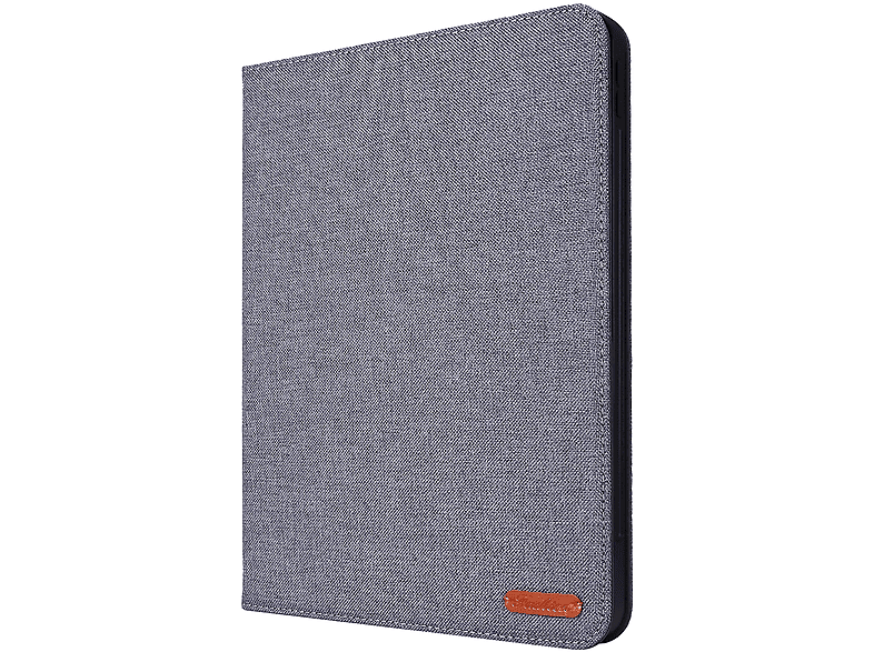 LOBWERK Hülle Schutzhülle Bookcover für Apple iPad Pro 11 2020/2021/2022 11 Zoll Kunststoff, Grau