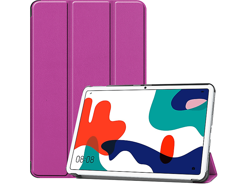 10.4 Schutzhülle MatePad Lila Kunstleder, für Huawei Hülle Bookcover BAH3-AL00 BAH3-W09 Zoll LOBWERK