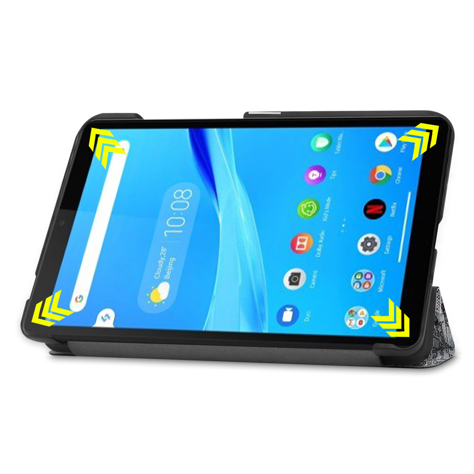 LOBWERK Hülle Schutzhülle Bookcover 05 Tab / TB-7305F TB-7305X für 7.0 Kunstleder, M7 /TB-7306F Lenovo Zoll