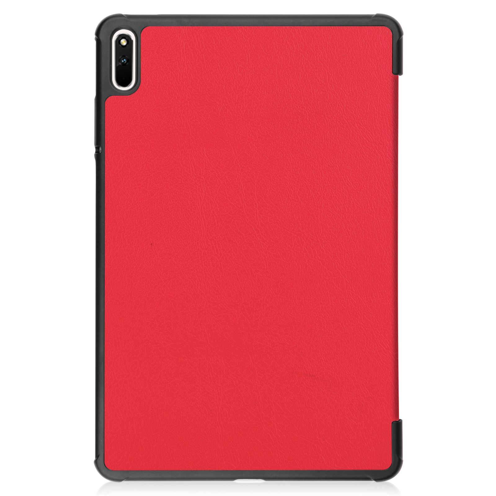 Zoll Hülle Kunstleder, 2021 11 LOBWERK 11 Huawei MatePad für Rot Bookcover Schutzhülle