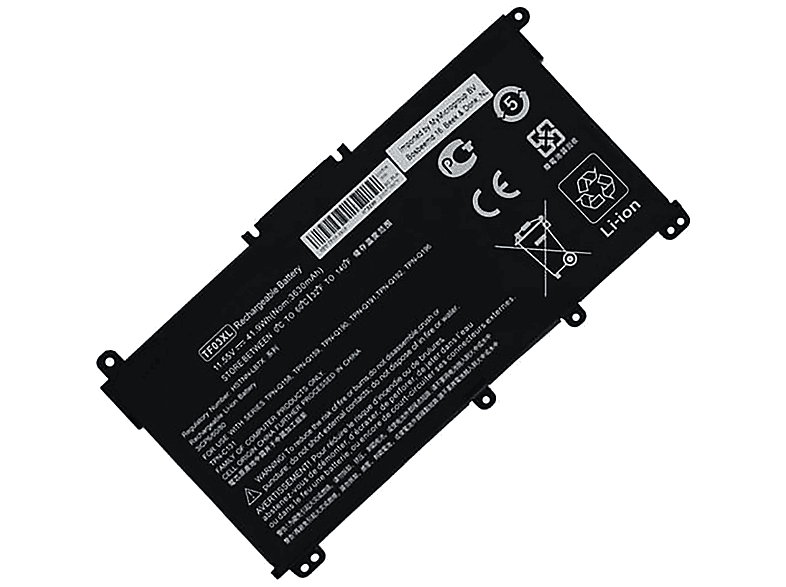 AGI Akku kompatibel mit HP mAh Li-Ion Notebookakku, 3400 Pavilion 14-bf130ng Li-Ion, Volt, 11.55