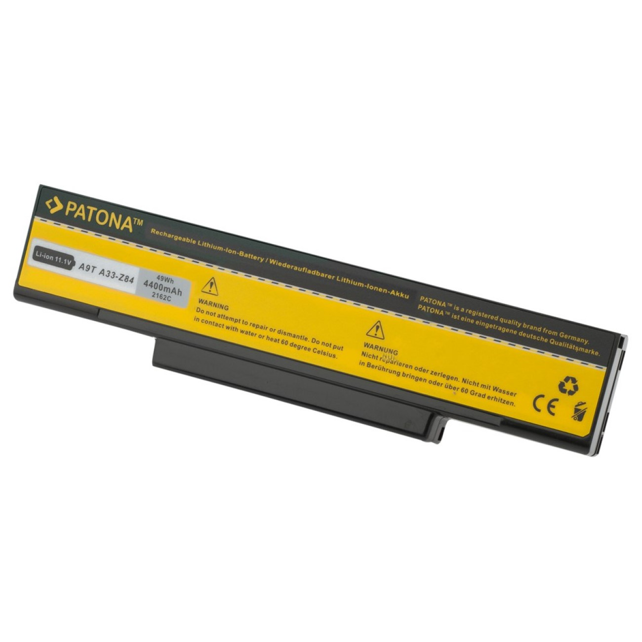 PATONA Asus 90-NI11B1000 90-NI11B1000Y 90-NIA1B1000 F2F A32-F3 F2Hf Stück Volt, 4400 Ersatzakku, 1 Li-lon 11.1 mAh  F2