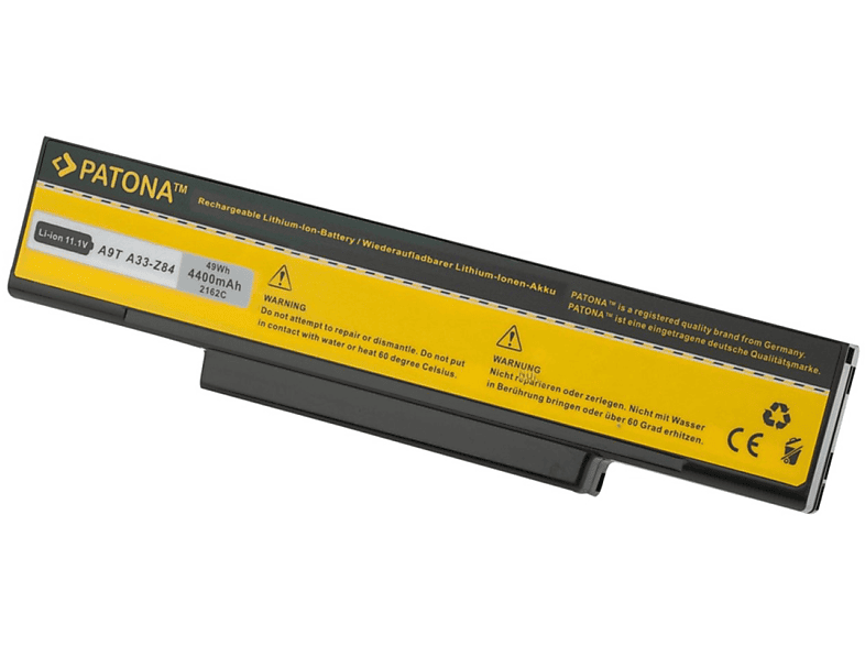 PATONA Asus 90-NI11B1000 90-NI11B1000Y 90-NIA1B1000 F2F A32-F3 F2Hf Stück Volt, 4400 Ersatzakku, 1 Li-lon 11.1 mAh  F2