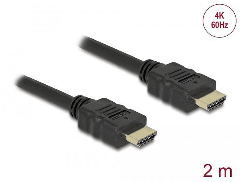 Kabel, Schwarz HDMI 84714 DELOCK