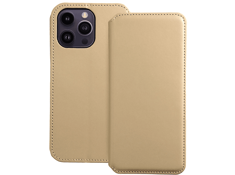 KÖNIG DESIGN Book Case, Bookcover, Xiaomi, Redmi Note 11 PRO / 11 PRO 5G, Gold