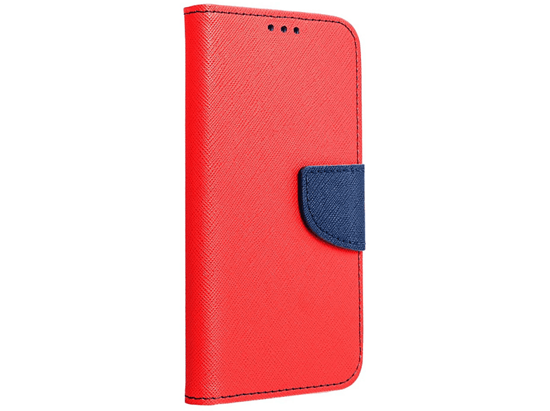 KÖNIG DESIGN Book Case, Bookcover, Samsung, Galaxy S23 Ultra, Rot Navy Blau