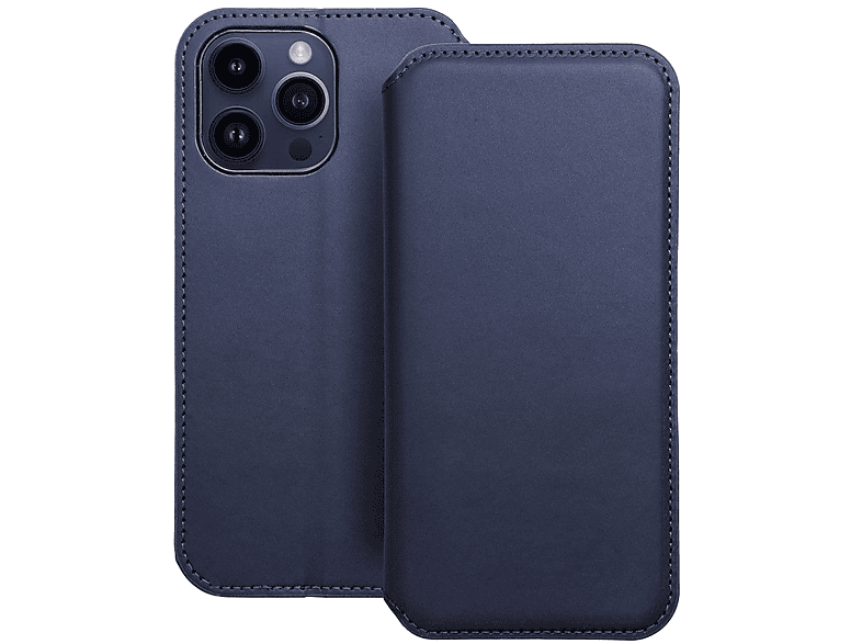 KÖNIG DESIGN Book Case, Bookcover, Blau Samsung, A12 4G, Galaxy Navy