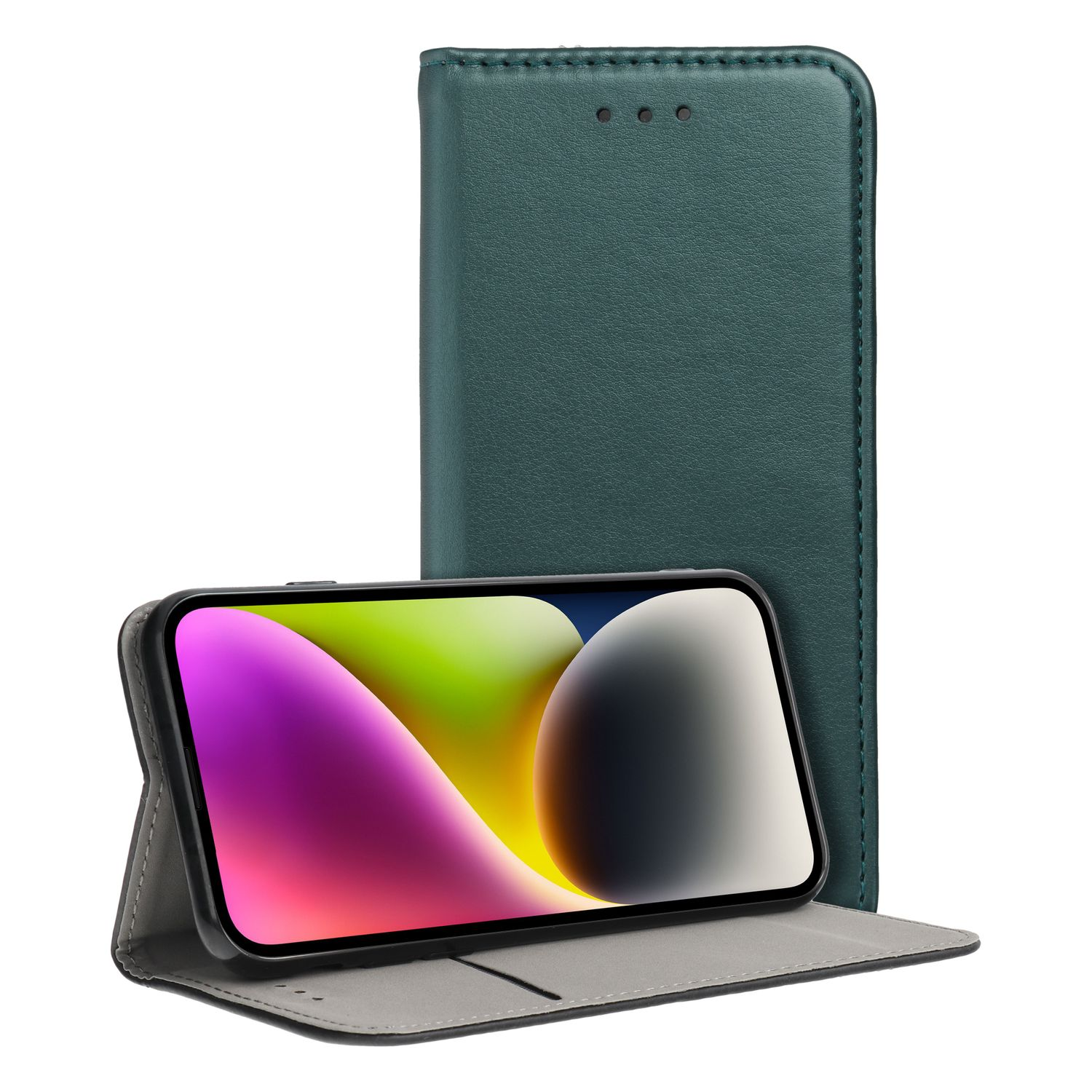 Samsung, Book KÖNIG Bookcover, Grün Dunkel Galaxy S23 Case, Ultra, DESIGN