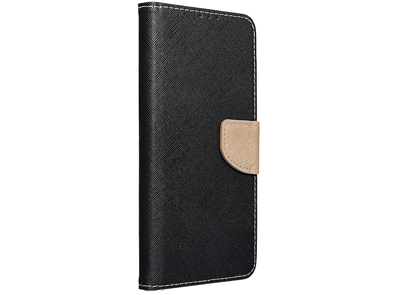 KÖNIG DESIGN Book Case, Bookcover, Samsung, Galaxy S23 Plus, Schwarz Gold