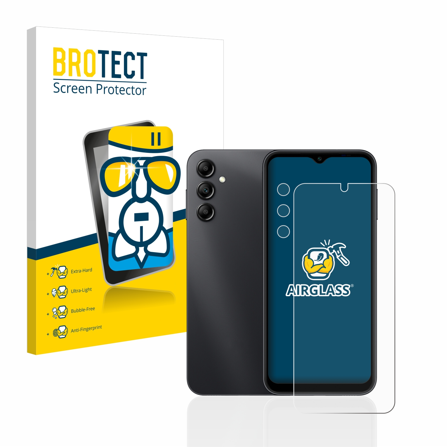 BROTECT Airglass klare Schutzfolie(für Samsung Galaxy 4G) A14