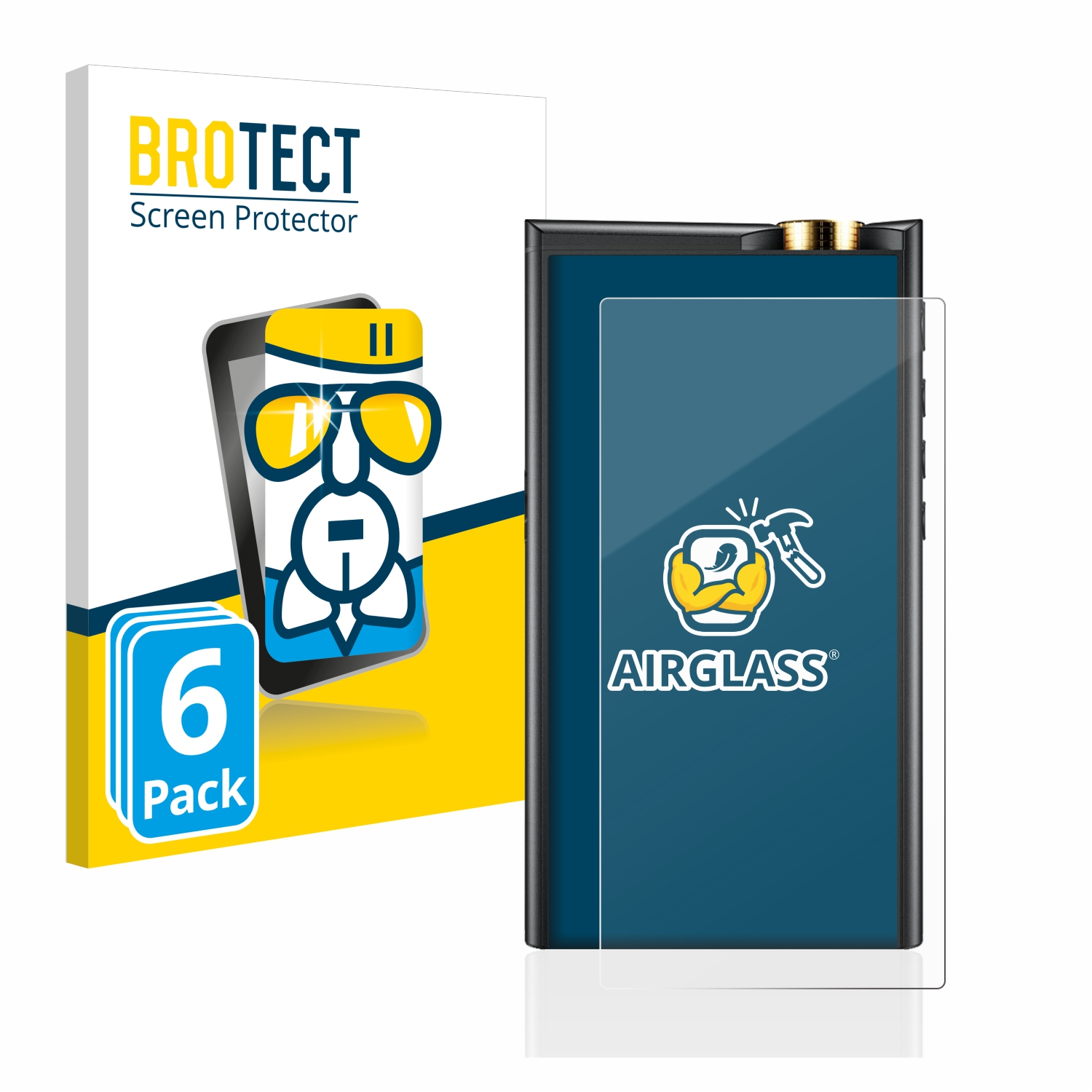 BROTECT 6x Airglass klare N7) Cayin Schutzfolie(für