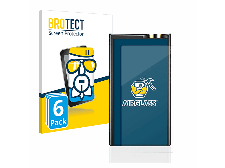 BROTECT 6x Airglass klare Schutzfolie(für Cayin N7)