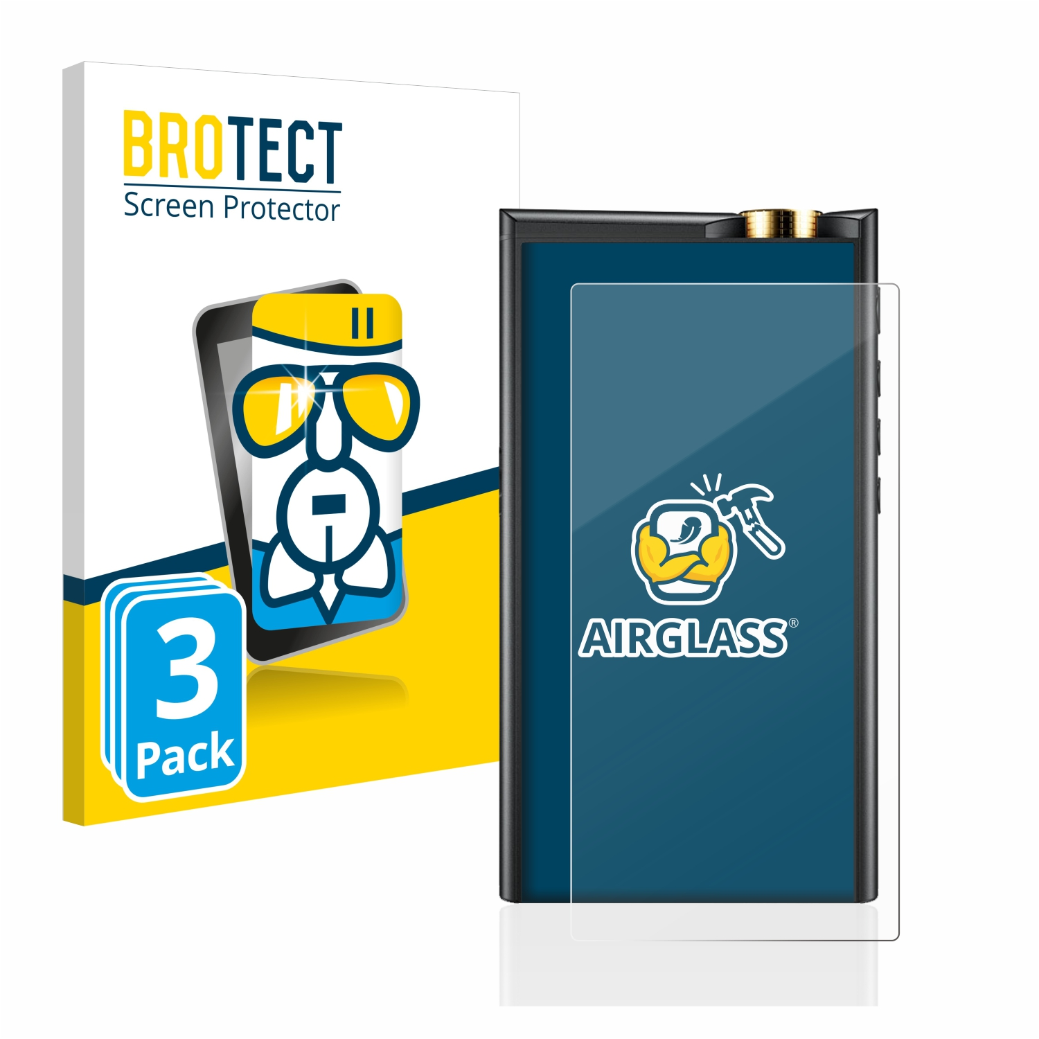 BROTECT 3x N7) Airglass Cayin Schutzfolie(für klare