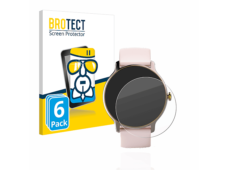 BROTECT 6x Airglass klare Schutzfolie(für 4910) Hama Watch Fit