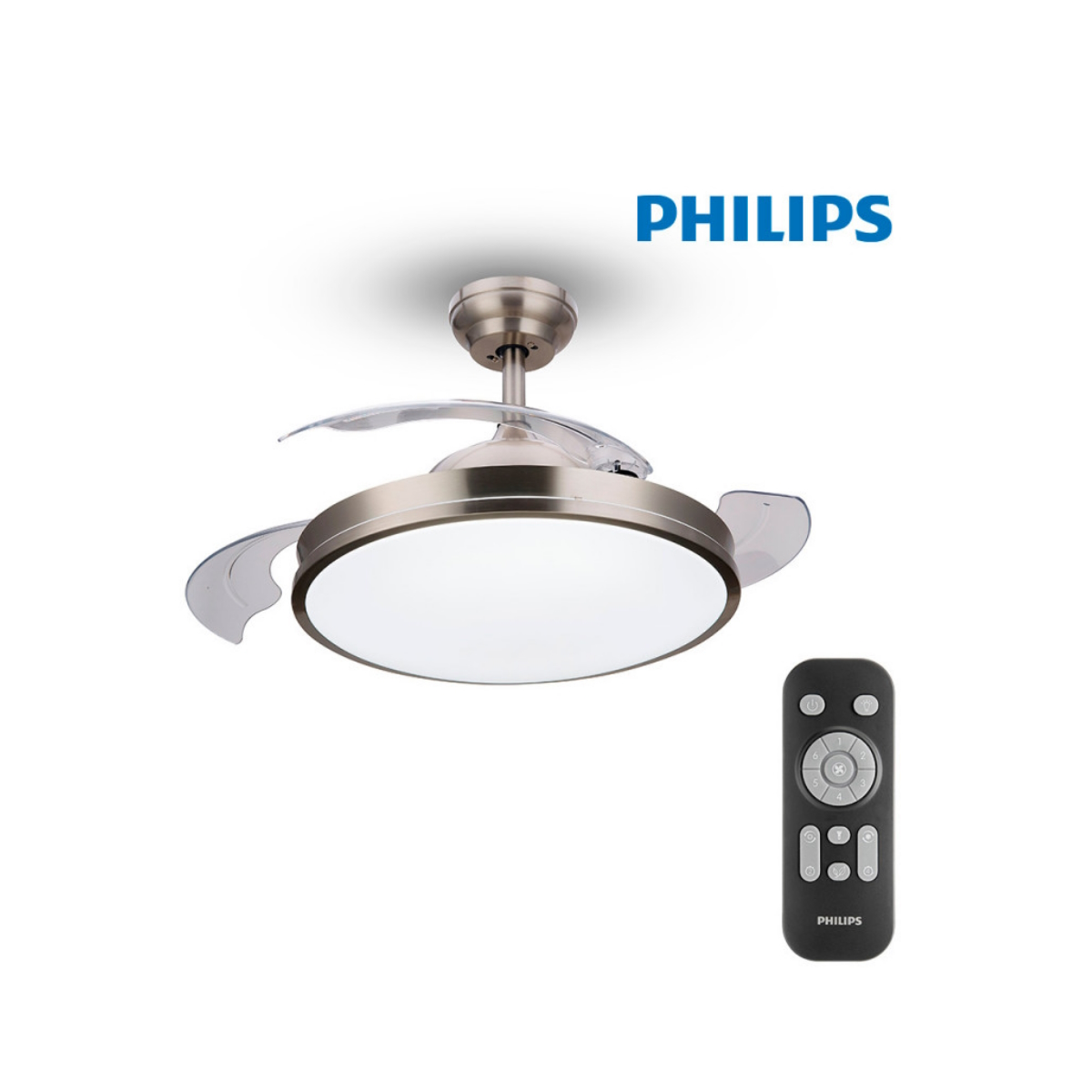 PHILIPS 31438 Tischventilator (63 Weiß Watt)