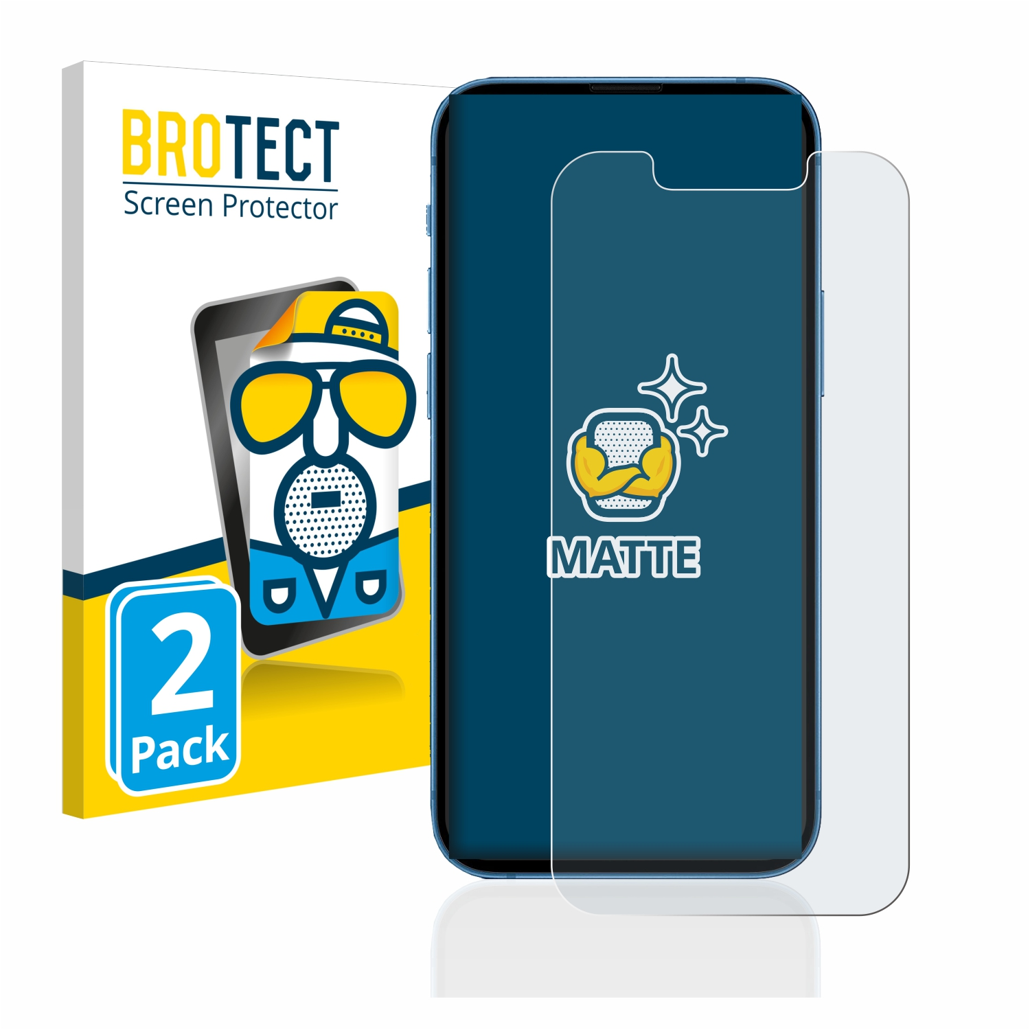 BROTECT 2x matte Schutzfolie(für Apple iPhone mini) 13