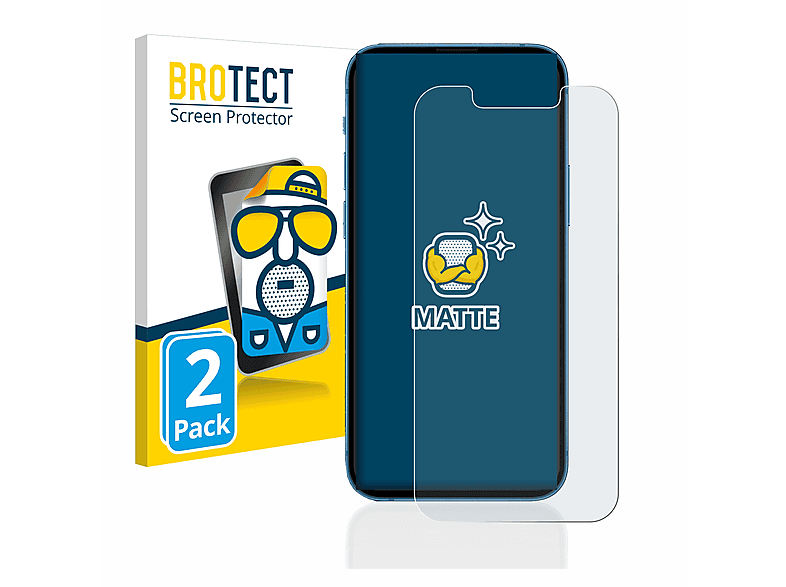 BROTECT 2x matte Schutzfolie(für Apple iPhone mini) 13