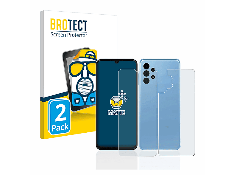 Samsung A13 Galaxy (Display+Rückseite)) Schutzfolie(für BROTECT 2x matte
