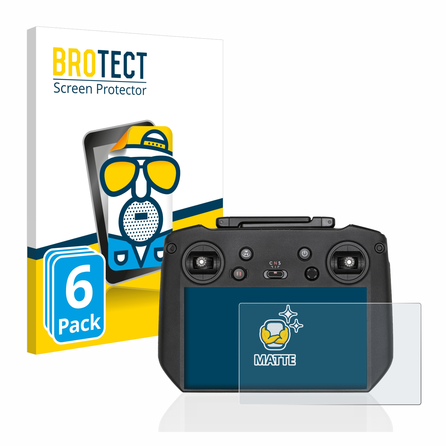 BROTECT 6x Pro) Schutzfolie(für RC DJI matte