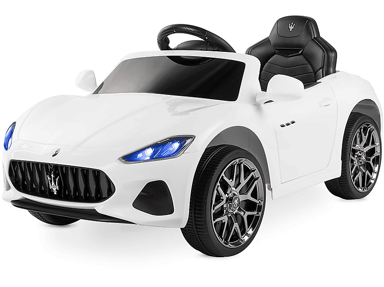 Coche eléctrico infantil - PLAYKIN MASERATI WHITE