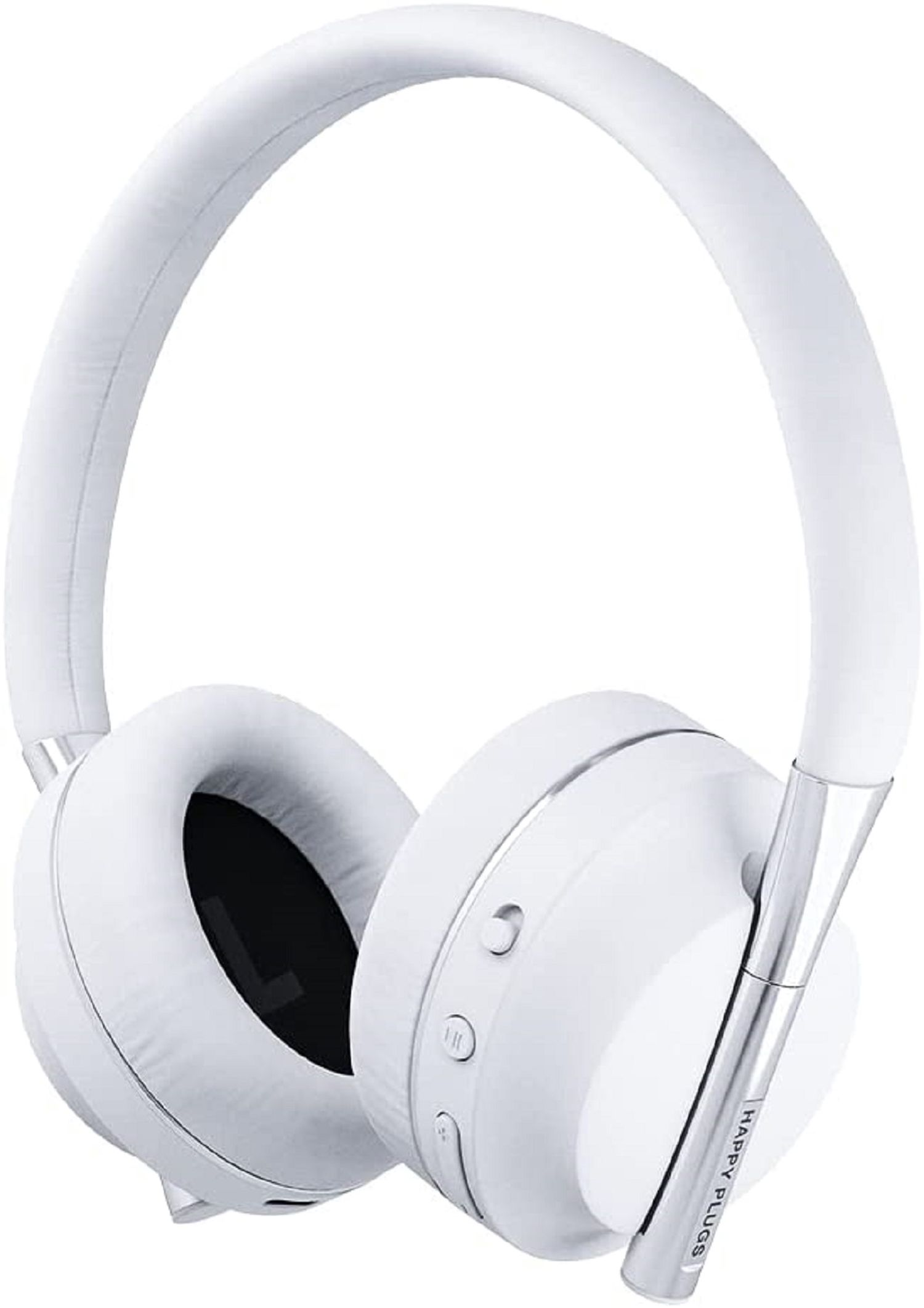 HAPPY PLUGS Play Wireless, Over-ear Kopfhörer Weiß