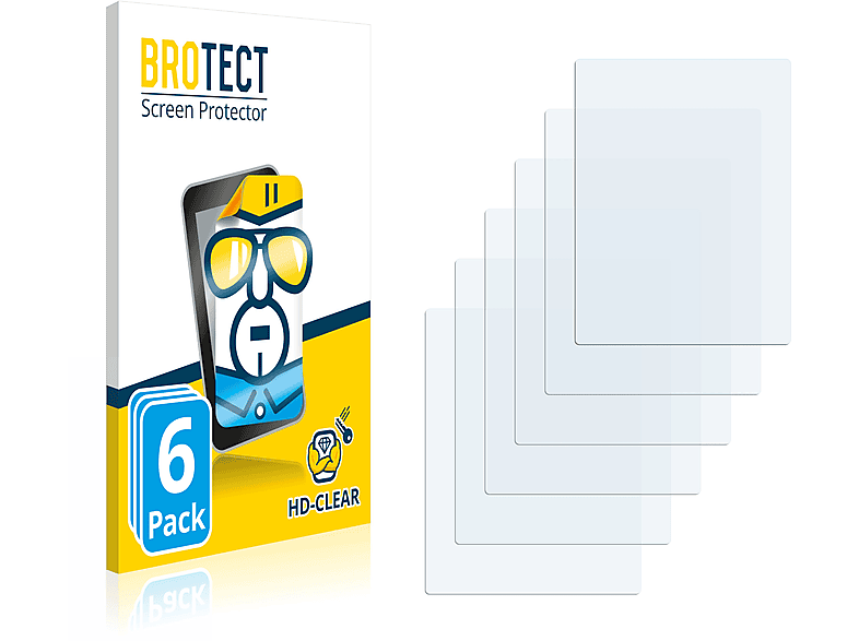 LiPlay) BROTECT klare Mini Instax 6x Fujifilm Schutzfolie(für
