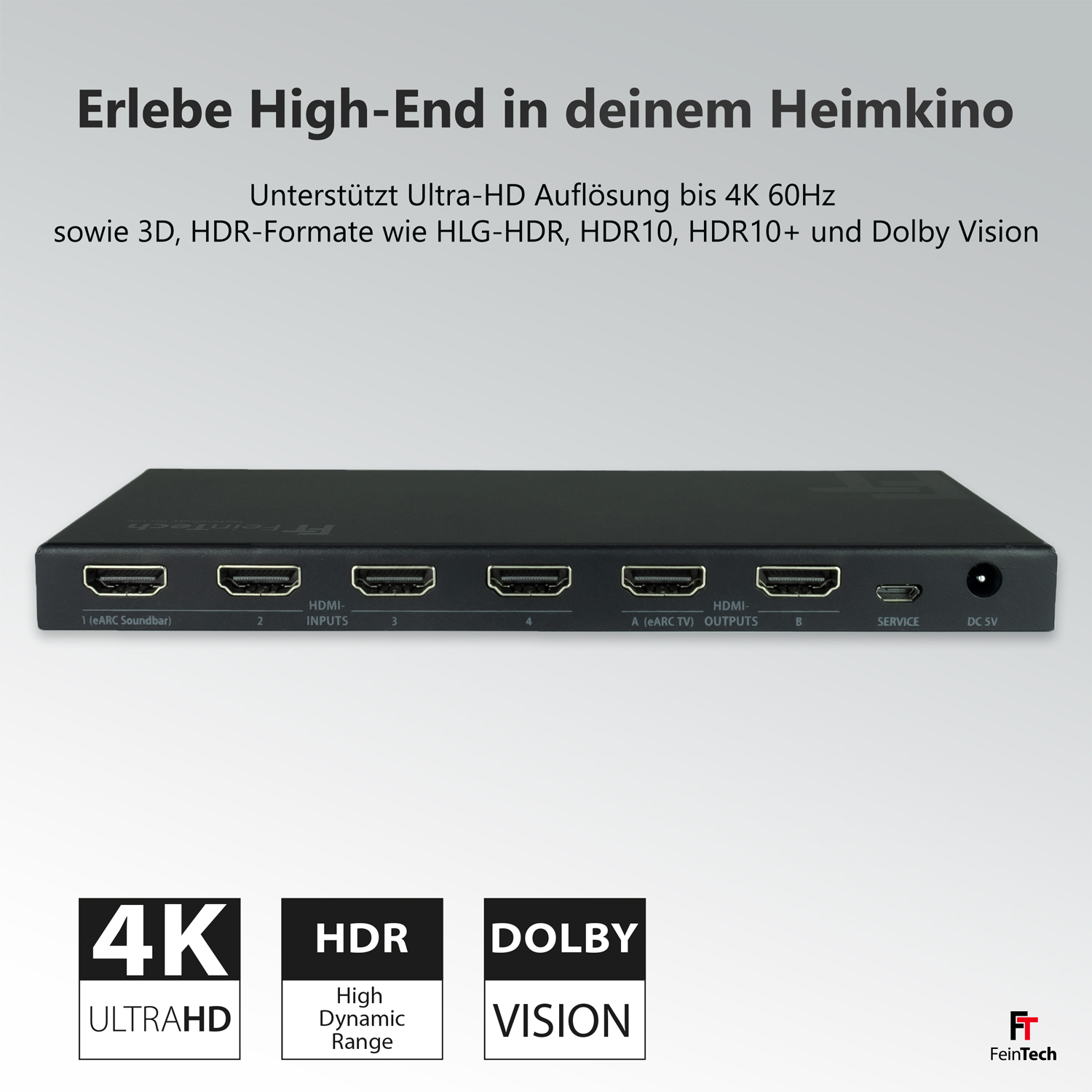 HDMI Matrix Switch VAX04201 FEINTECH