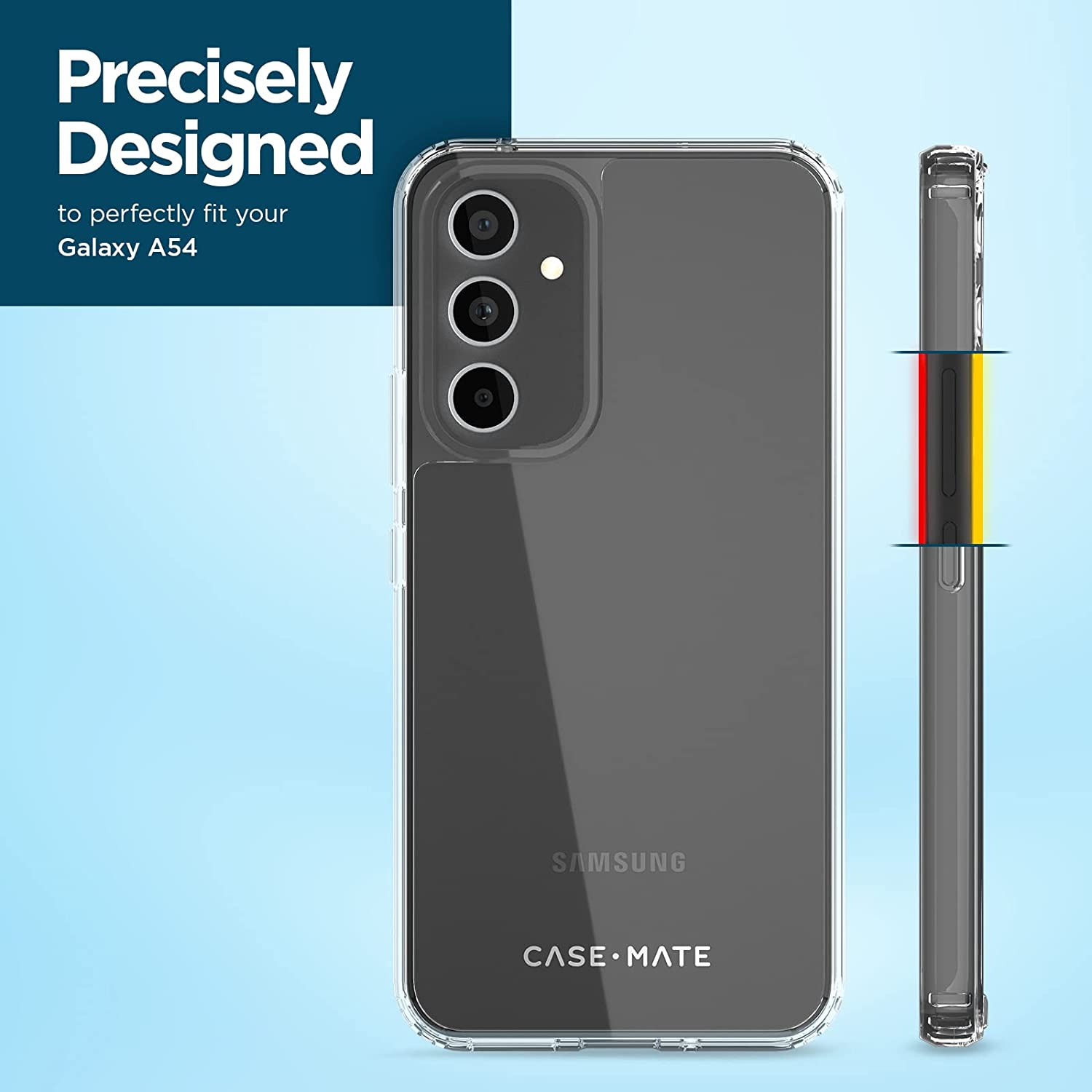 CASE-MATE Tough Clear, Backcover, Samsung, A54 5G, Galaxy Transparent