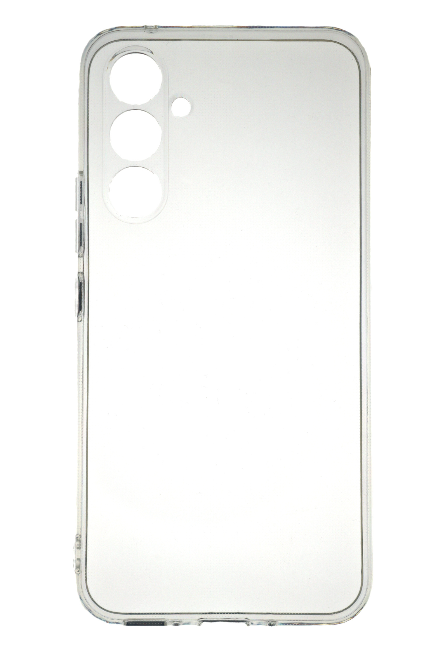 Transparente Handyhülle, Rückseite des Telefons, transparent.