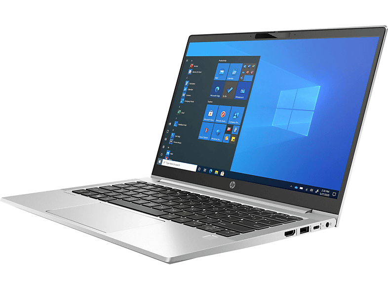 HP HP ProBook 6S6F0EA, Notebook mit 13,3 Zoll Display, Intel® Core™ i7 Prozessor, 16 GB RAM, 512 GB SSD, Intel Iris Xe Graphics, silber