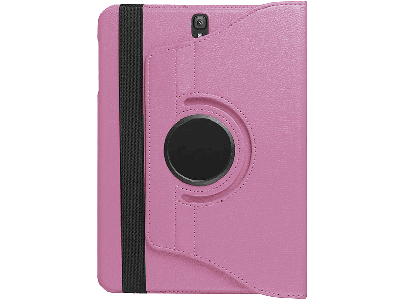 LOBWERK Hülle Schutzhülle Bookcover für Samsung Tab S3 9.7 Zoll T820 / T825 Kunstleder, Rosa