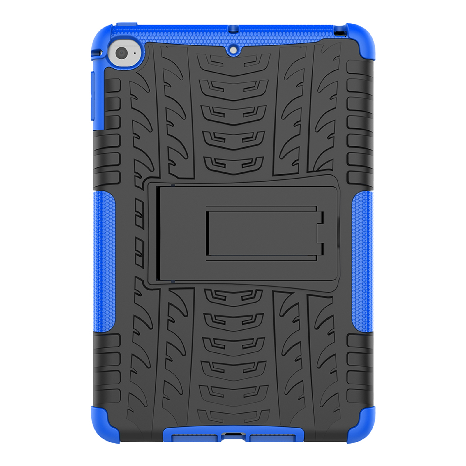 LOBWERK Hülle Schutzhülle Bookcover Mini 7,9 Zoll Kunststoff, für Apple Blau iPad 4/5