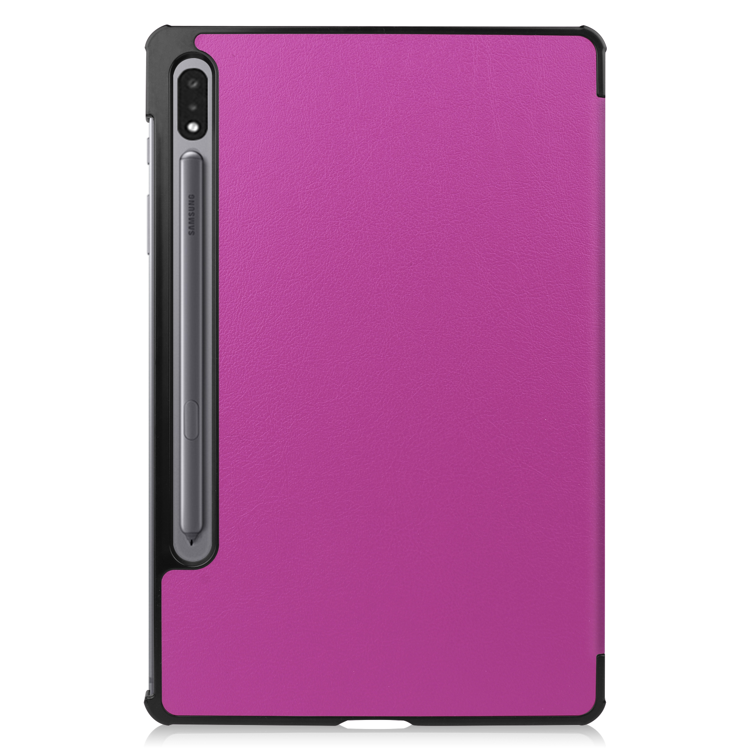 Tab SM-T870/T875/X700 Schutzhülle Bookcover S7 Lila für Hülle Samsung Kunstleder, LOBWERK Galaxy