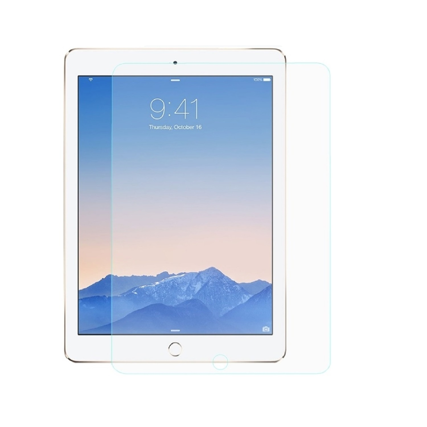 Apple 2 Matt ANTI-SHOCK iPad 2x Anri-Reflex Air 9.7) PROTECTORKING Displayschutzfolie(für Panzerfolie