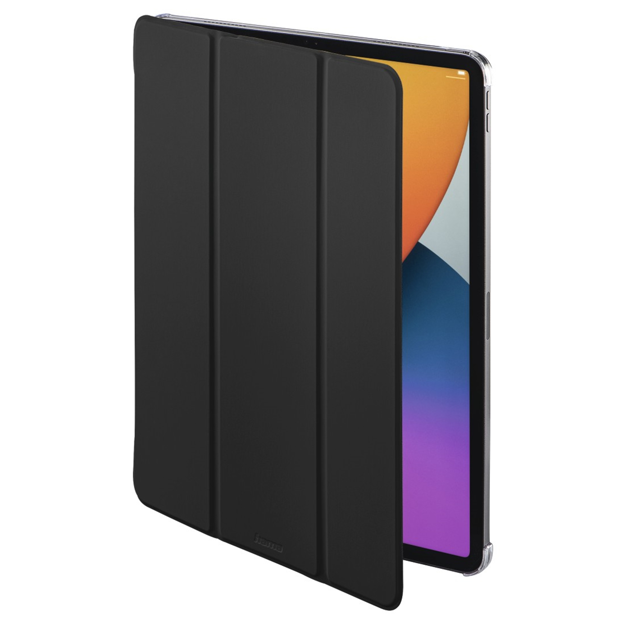Flip Tablet-Case Polyurethan, Cover Schwarz Clear Apple Fold für HAMA