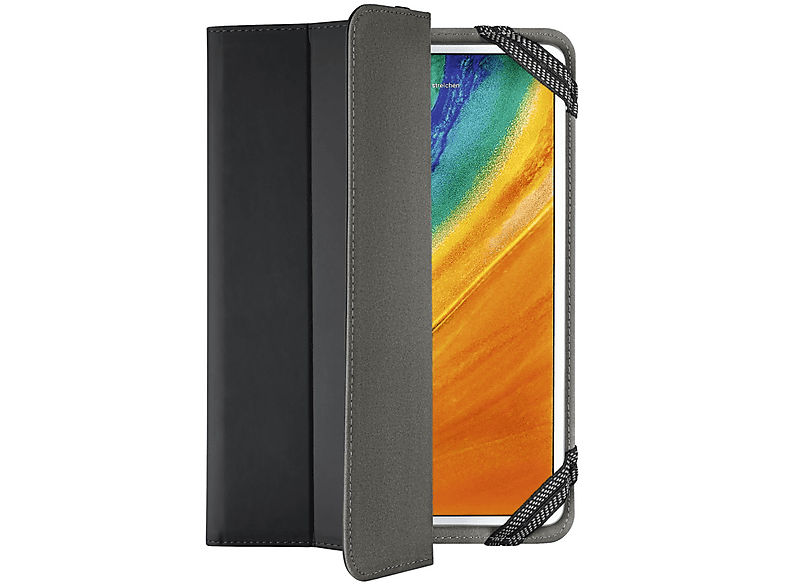 HAMA Fold Uni Tablet-Case Flip Cover für Universal Polyurethan, Schwarz
