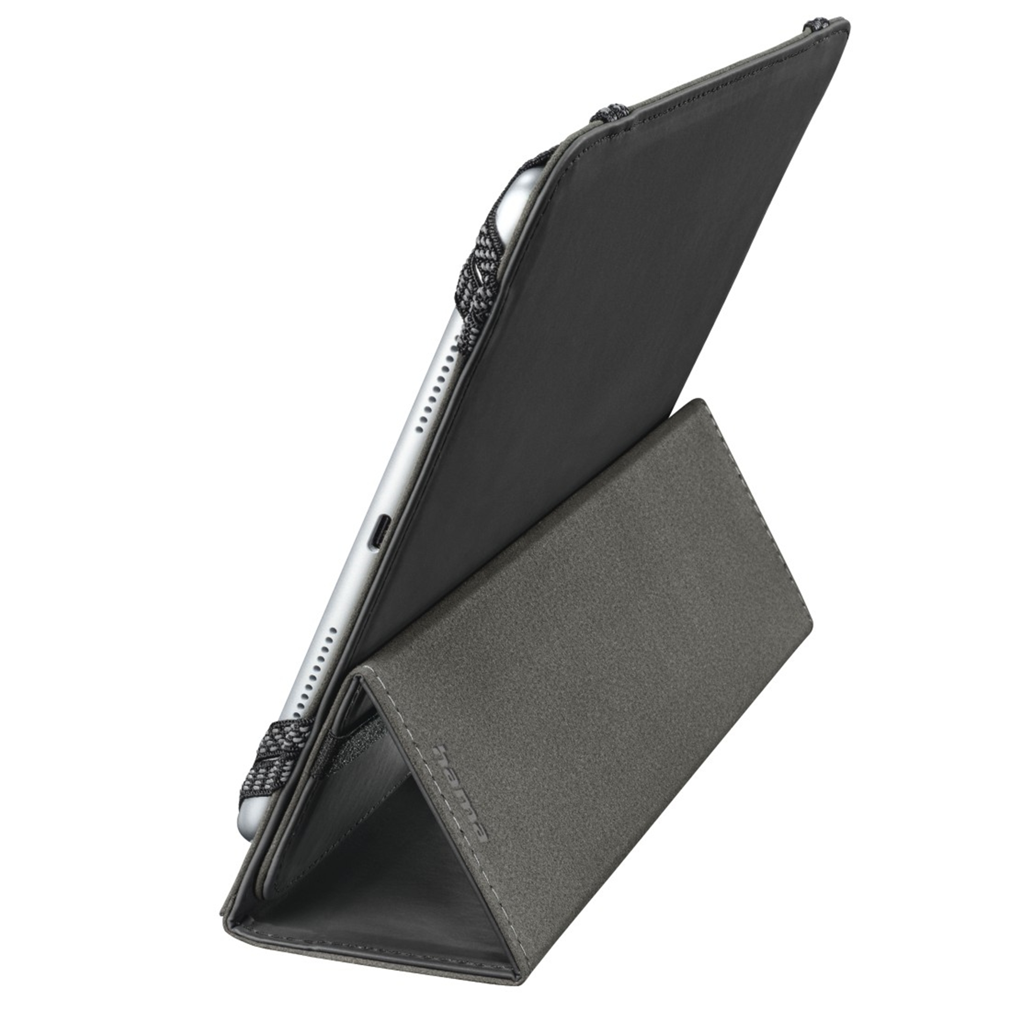 HAMA Fold Uni Universal Polyurethan, Flip Cover Tablet-Case für Schwarz
