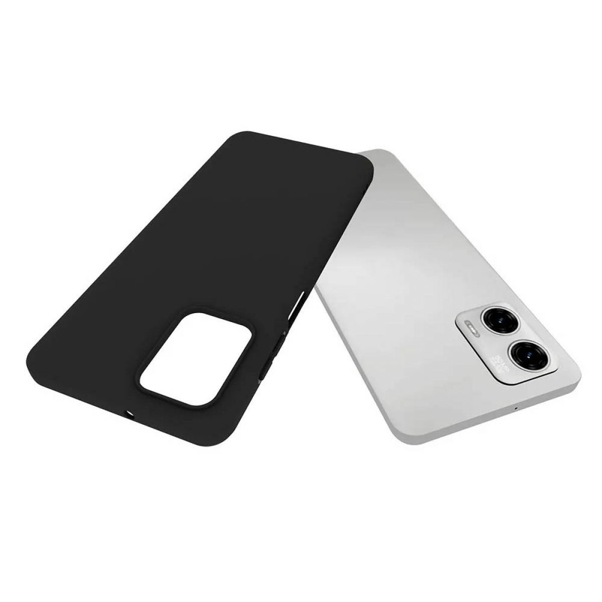 CASEONLINE Matt, Backcover, Motorola, Moto Schwarz G73