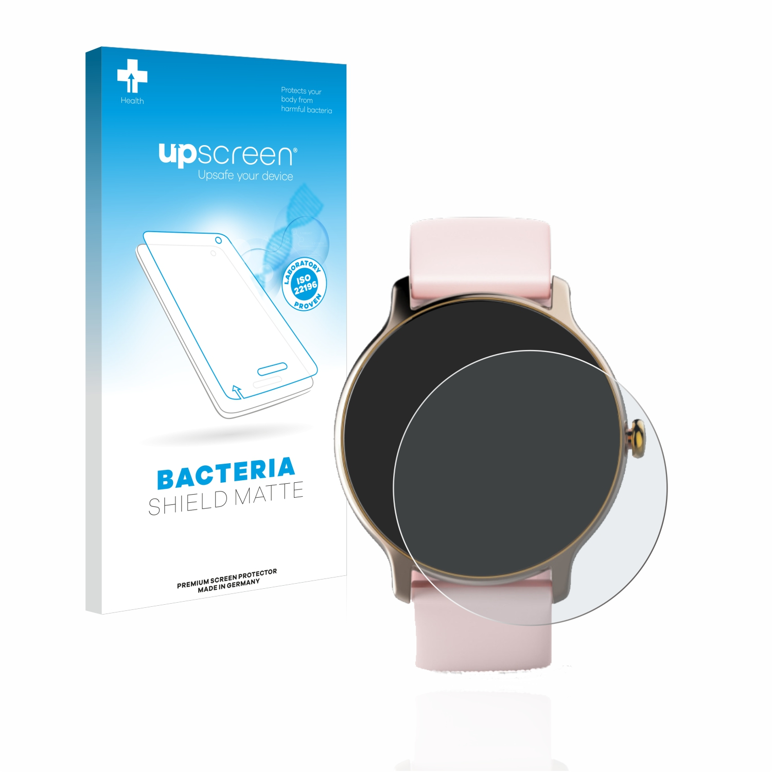 UPSCREEN antibakteriell entspiegelt matte Watch Hama 4910) Schutzfolie(für Fit