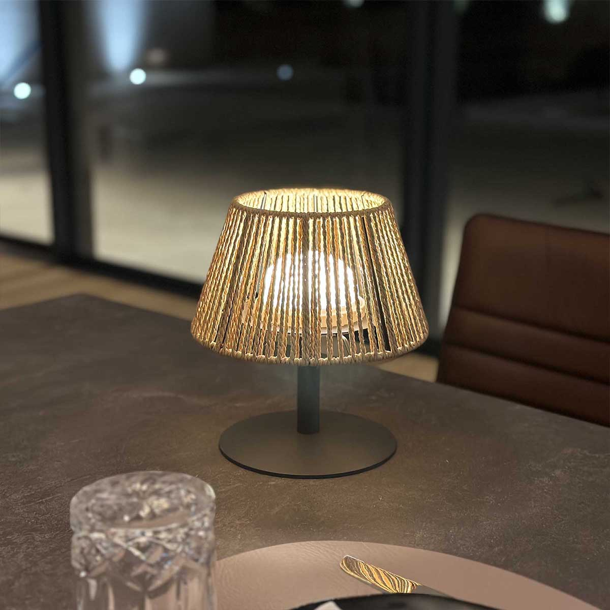 LUMISKY RAFFY Tischlampe, beige