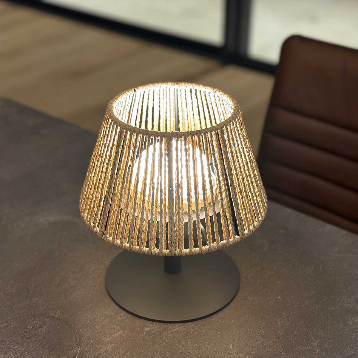 LUMISKY RAFFY Tischlampe, beige