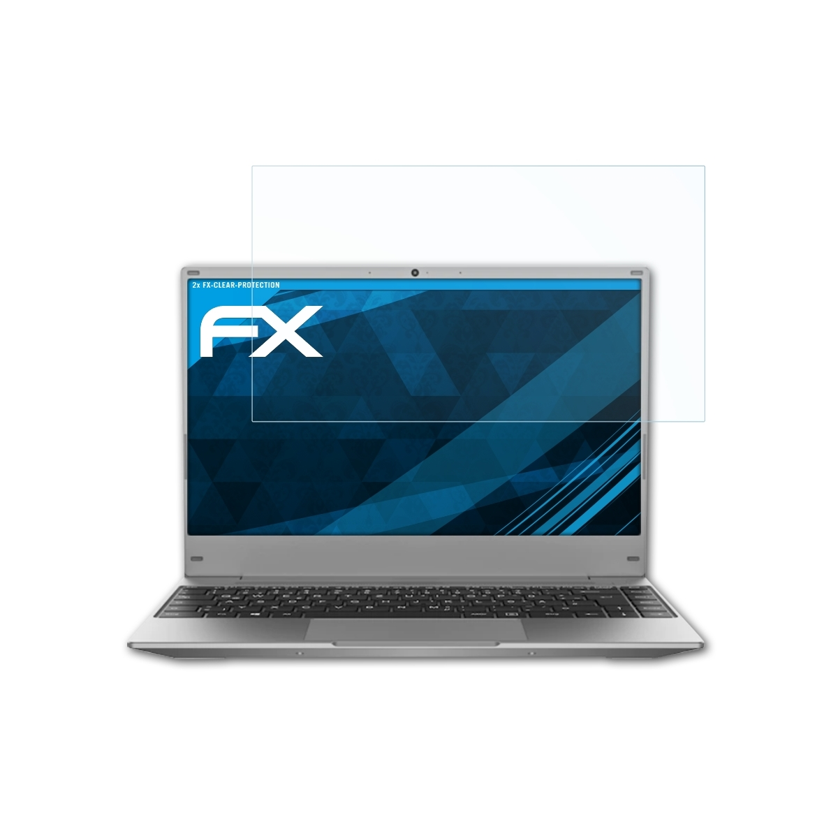 ATFOLIX 2x FX-Clear Displayschutz(für (MD62265)) AKOYA E13203 Medion