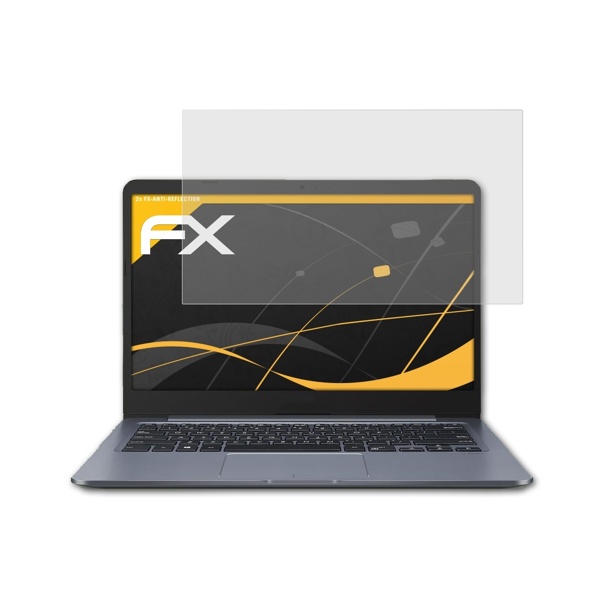 ATFOLIX 2x E406SA) FX-Antireflex Displayschutz(für Asus Laptop