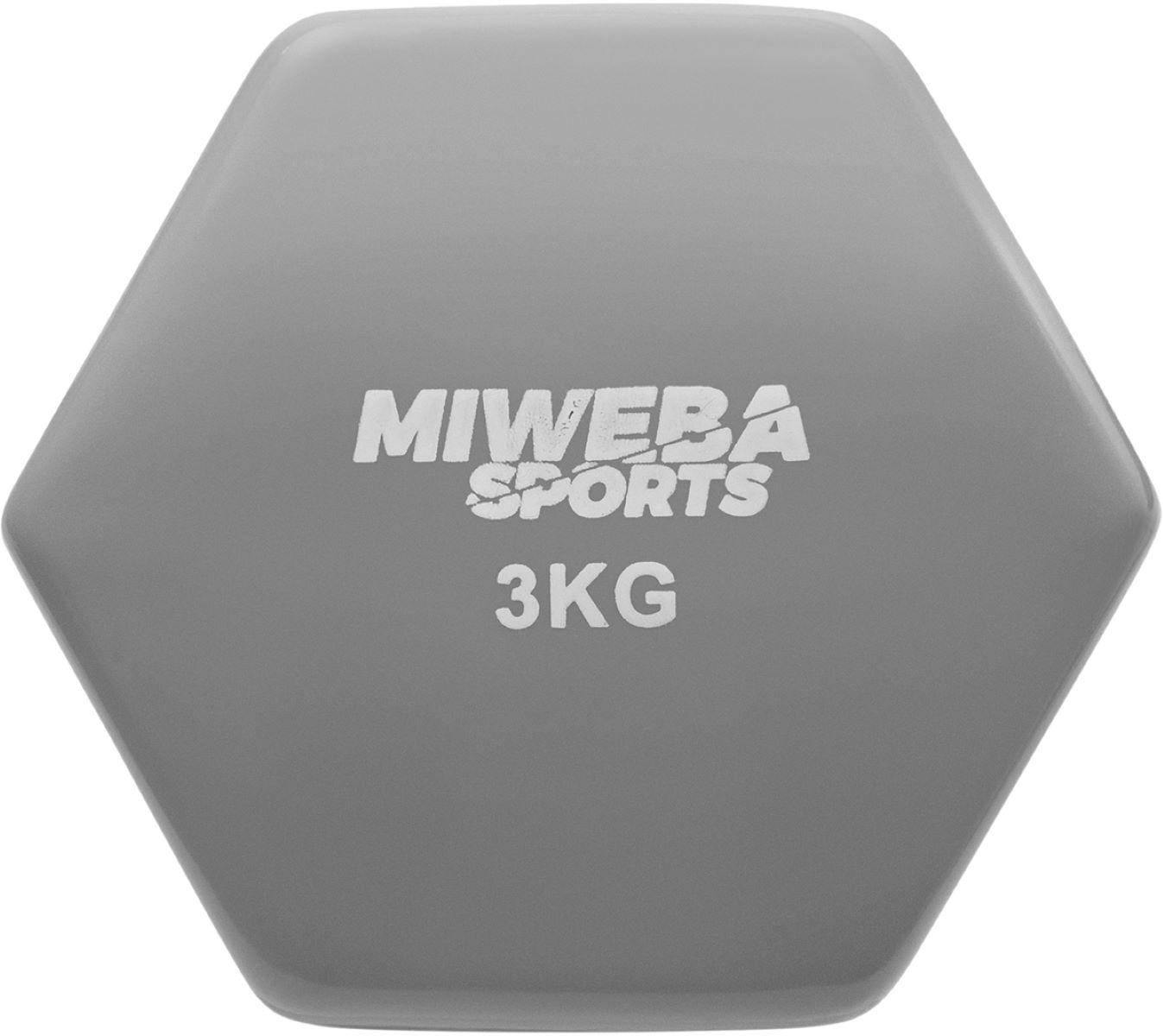 MIWEBA SPORTS Kurzhantel, NKH110 Vinyl-Hanteln grau Set