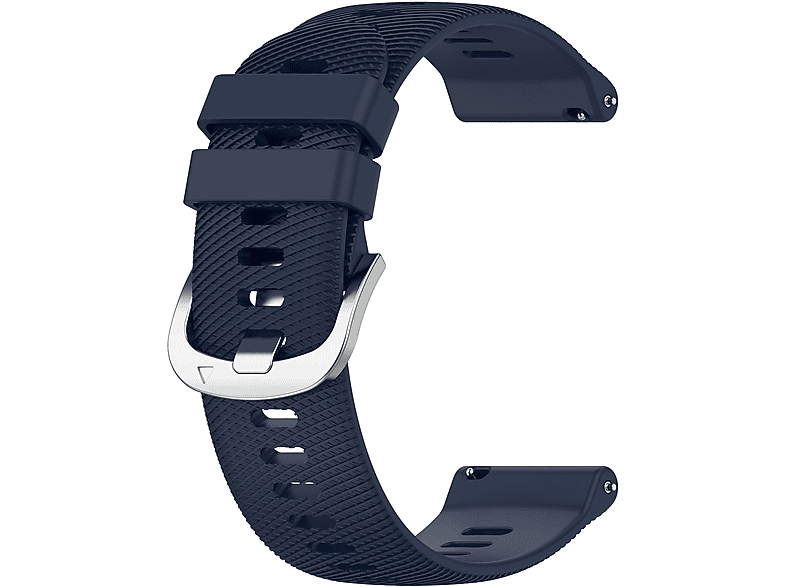 Silikon, Ersatzarmband, Garmin, INF Armband Forerunner 265S, Dunkelblau